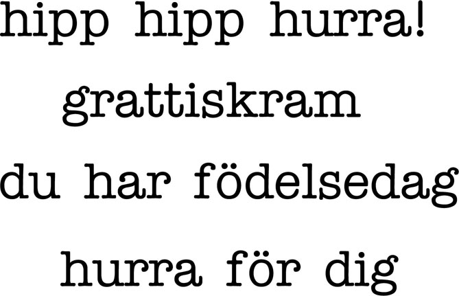 Hipp hipp Hurra