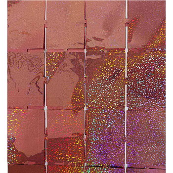 Draperi panel | 100 x 200 cm | Rosé holografisk