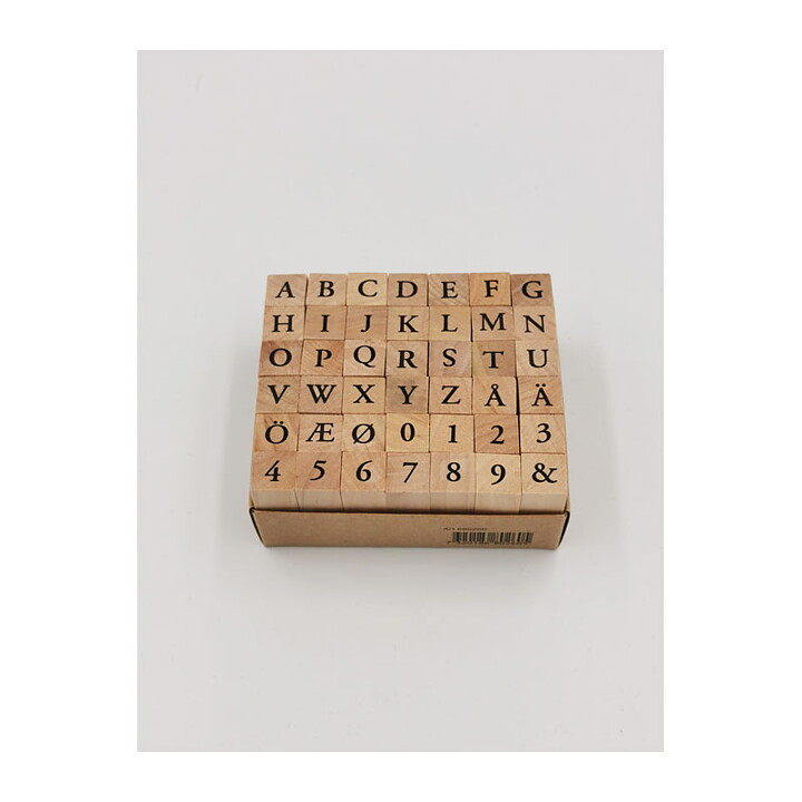 Panduro Rubber Stamps Second Hand - Alphabet 2