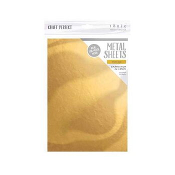 Tonic Studios Craft Perfect Metal Sheets A4 - Empire Gold
