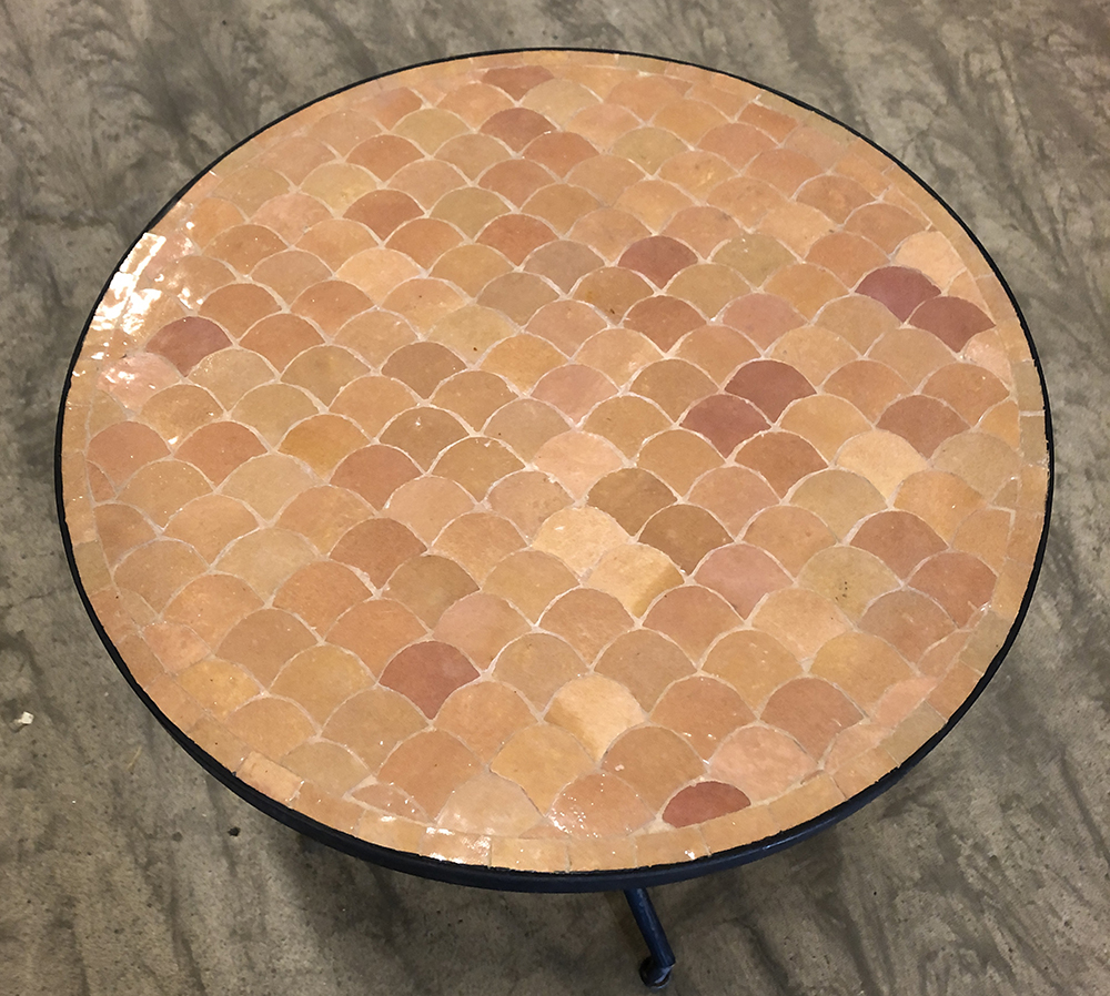Mosaikbord  - Peach