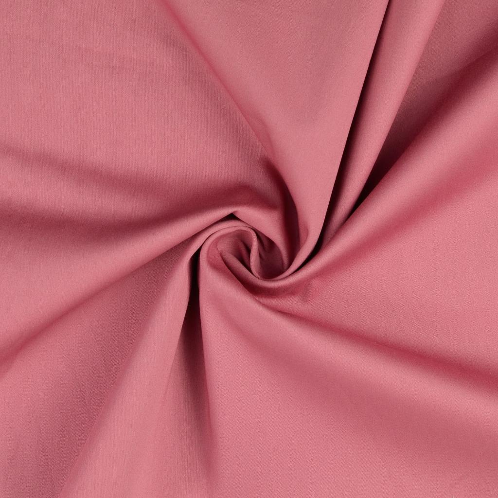 Enfärgade Bomull Stretch Satin +STUV - 6