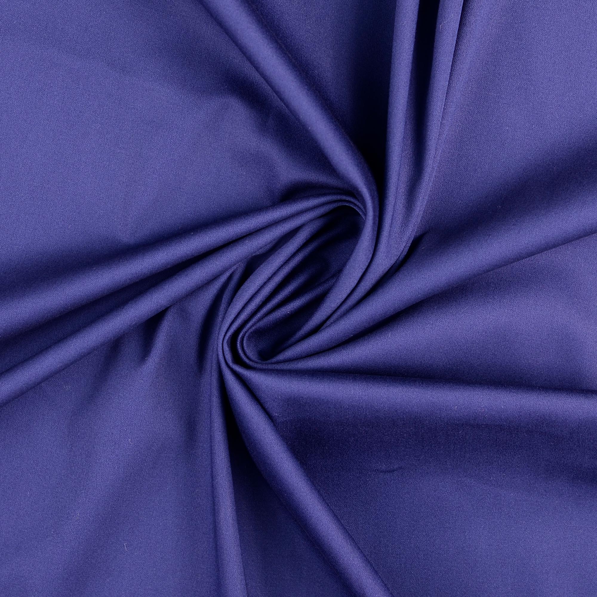Enfärgade Bomull Stretch Satin +STUV - 9