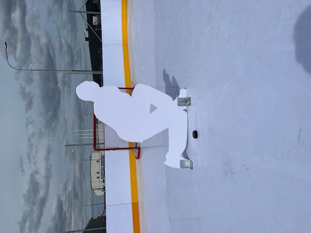 Knästående täckfigur