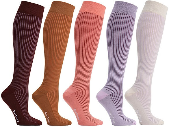 5-Pack Supcare Stödstrumpor Ribb