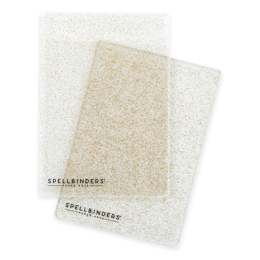Glitter Standard Skärplatta 2st, Platinums, Spellbinders 