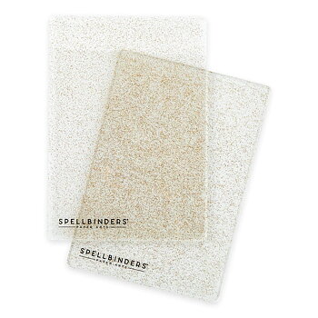 Glitter Standard Skärplatta 2st, Platinums, Spellbinders 
