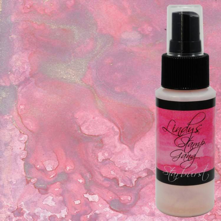 Alpine Ice Rose, Starburst Spray, Lindy's stamp gang