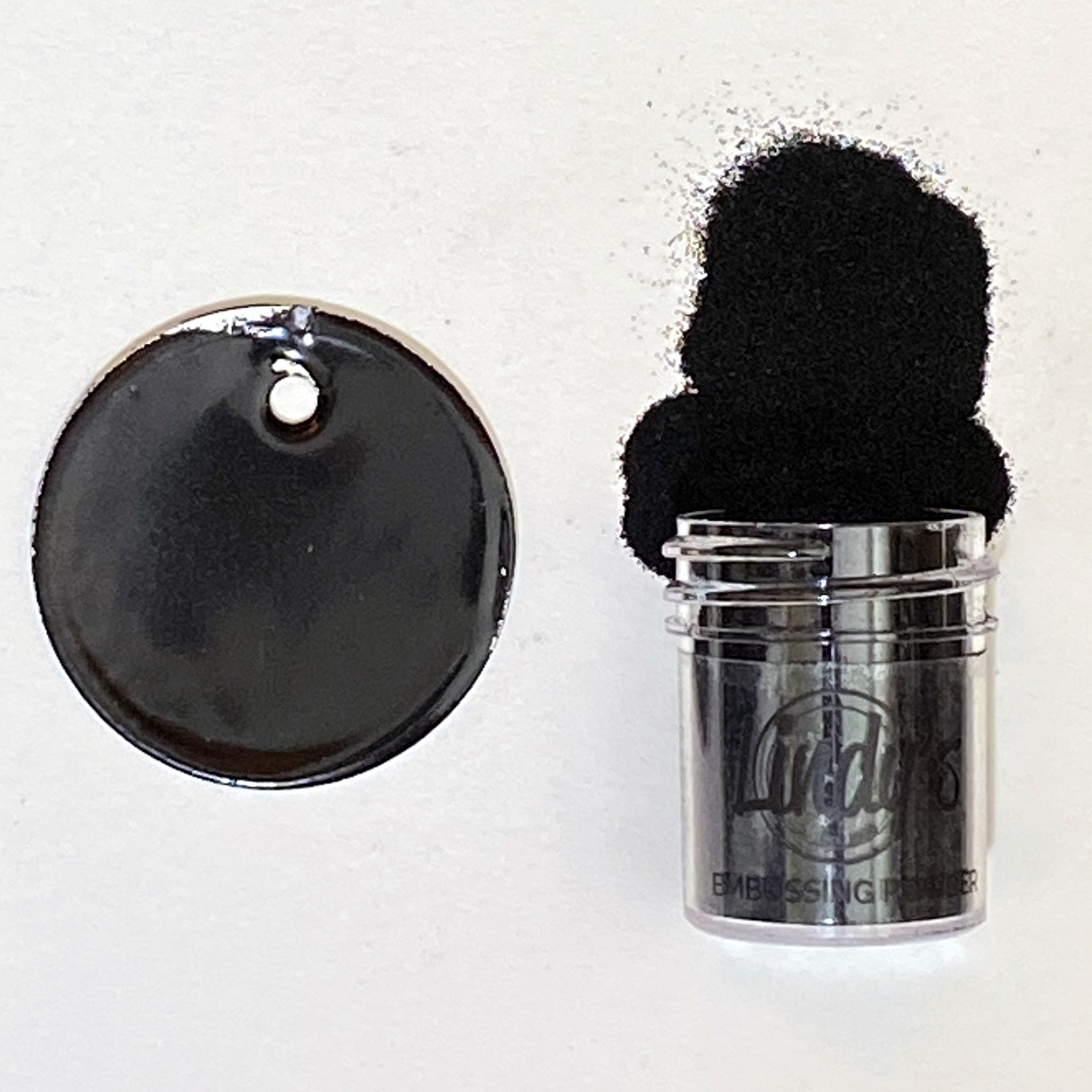 Boogie Down Black, Embossing Powder, Lindy's Stamp Gang