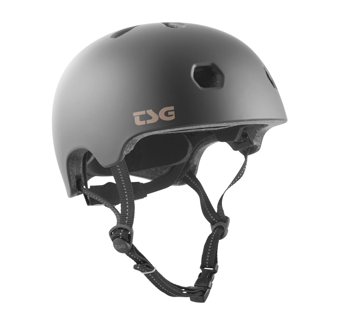 TSG  HELMETS META SOLID COLOR SATIN BLACK