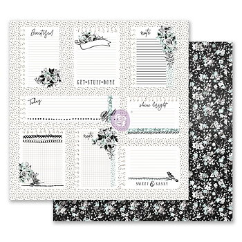 Little Notes - Flirty Fleu, 12"x12", dubbelsidigt, Primamarketing