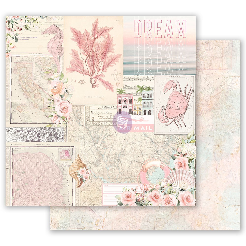 California Dreaming - Golden Coast Collection, 12"x12", dubbelsidigt, Primamarketing