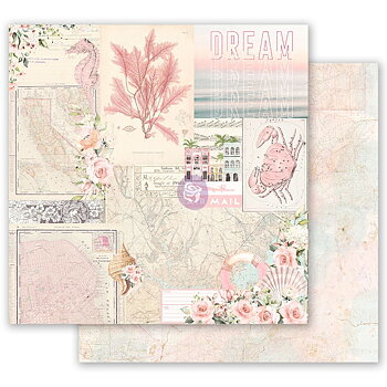 California Dreaming - Golden Coast Collection, 12"x12", dubbelsidigt, Primamarketing