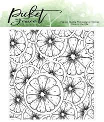 Fruitylicious, Clear Stamps,  Picked Fence Studios