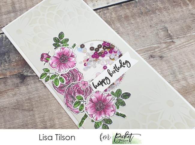 Beautiful Girl Flowers, Dies,  Picked Fence Studios - 2
