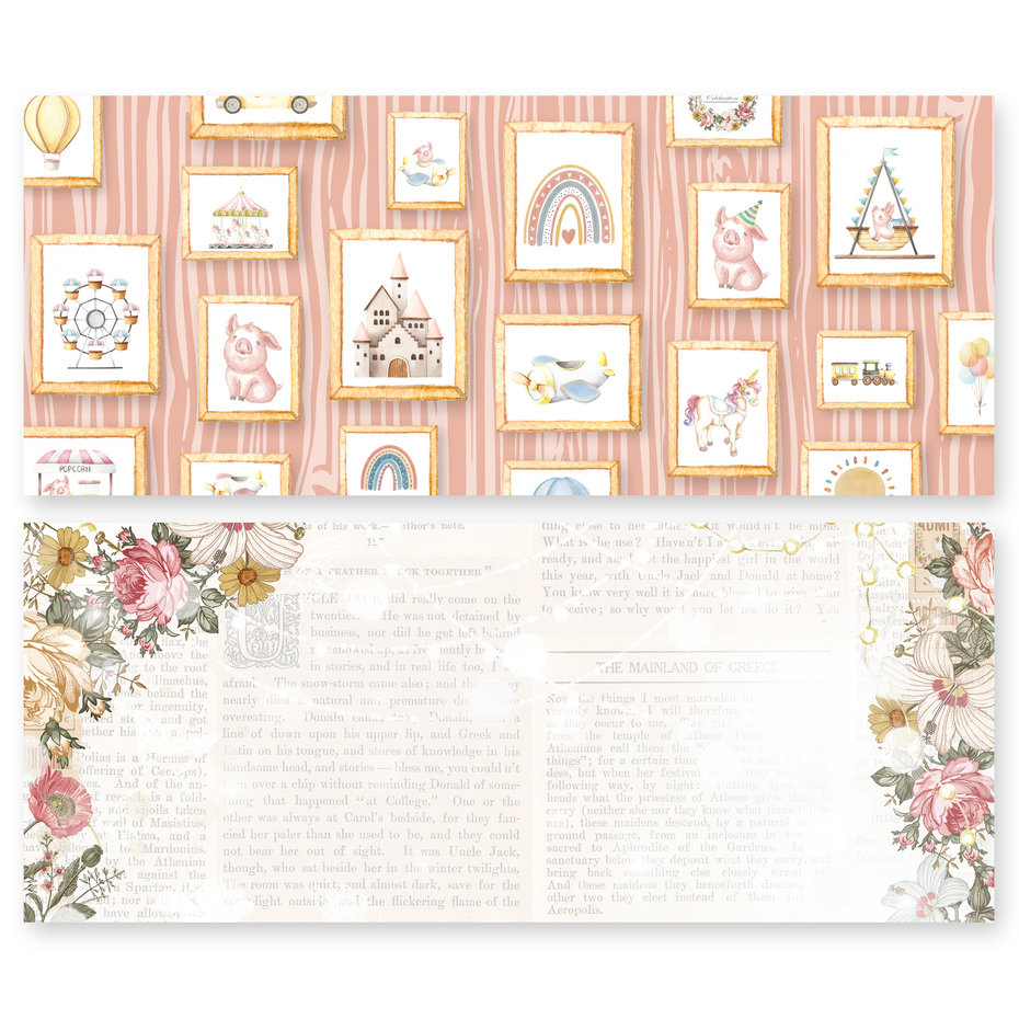 Enjoy The Ride, 24 ark,  Slimline Paper Pack, Memory Place - 5