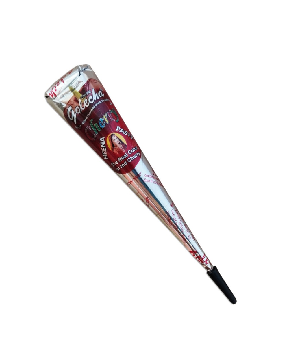 Henna natural temporary tattoo - Cherry Red