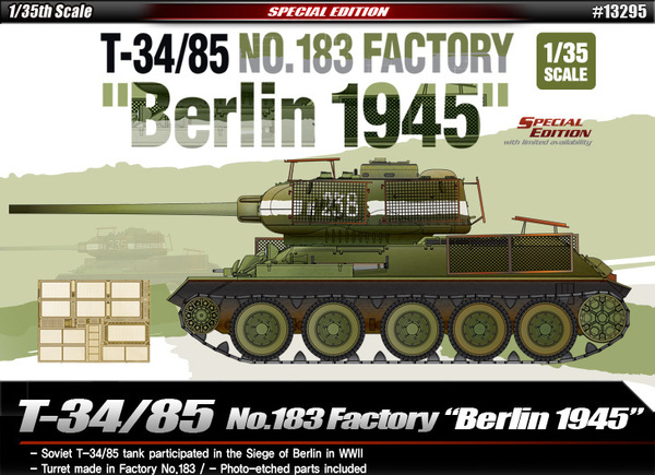 1/35 T-34/85 No.183 Factory Berlin 1945