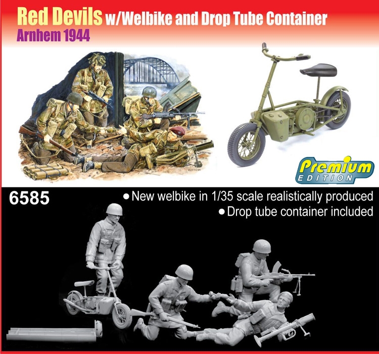 1/35 Red Devils w.Welbike Arnheim 1944