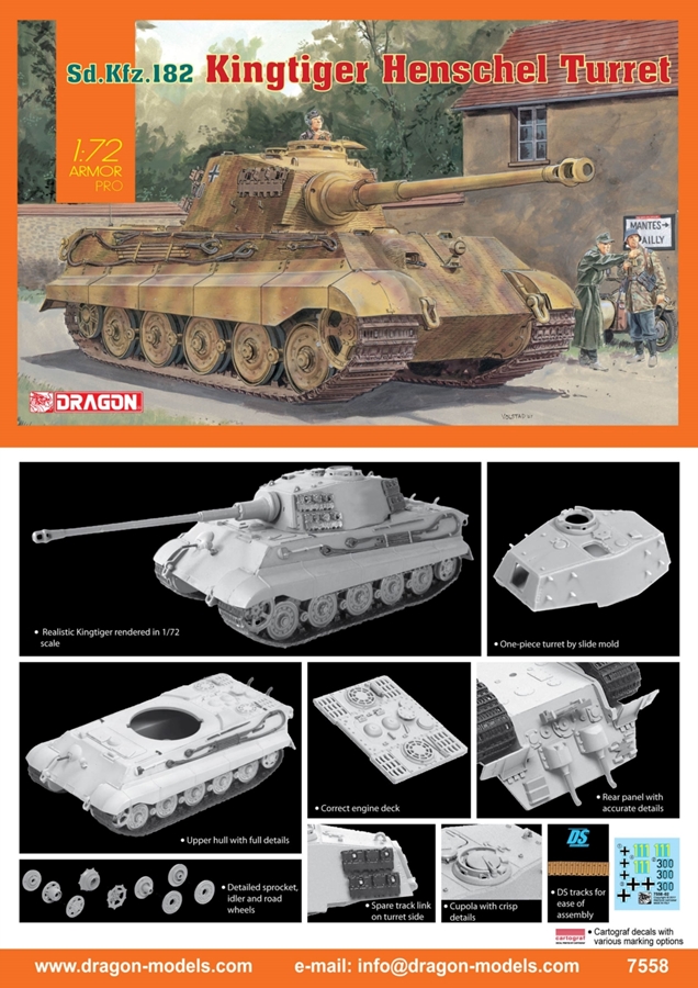 1/72 King Tiger Henschel