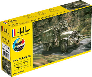 1/72 GMC CCKW 352 COMPLETE incl. glue, paints and brush