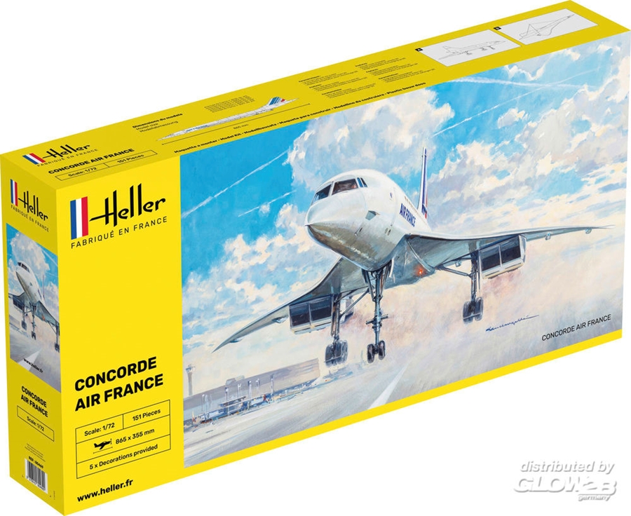 1/72 Concorde Air France - 87 cm