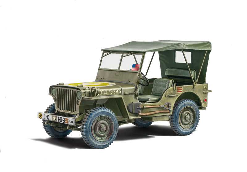 1/24 Willys Jeep MB "80th Year An."