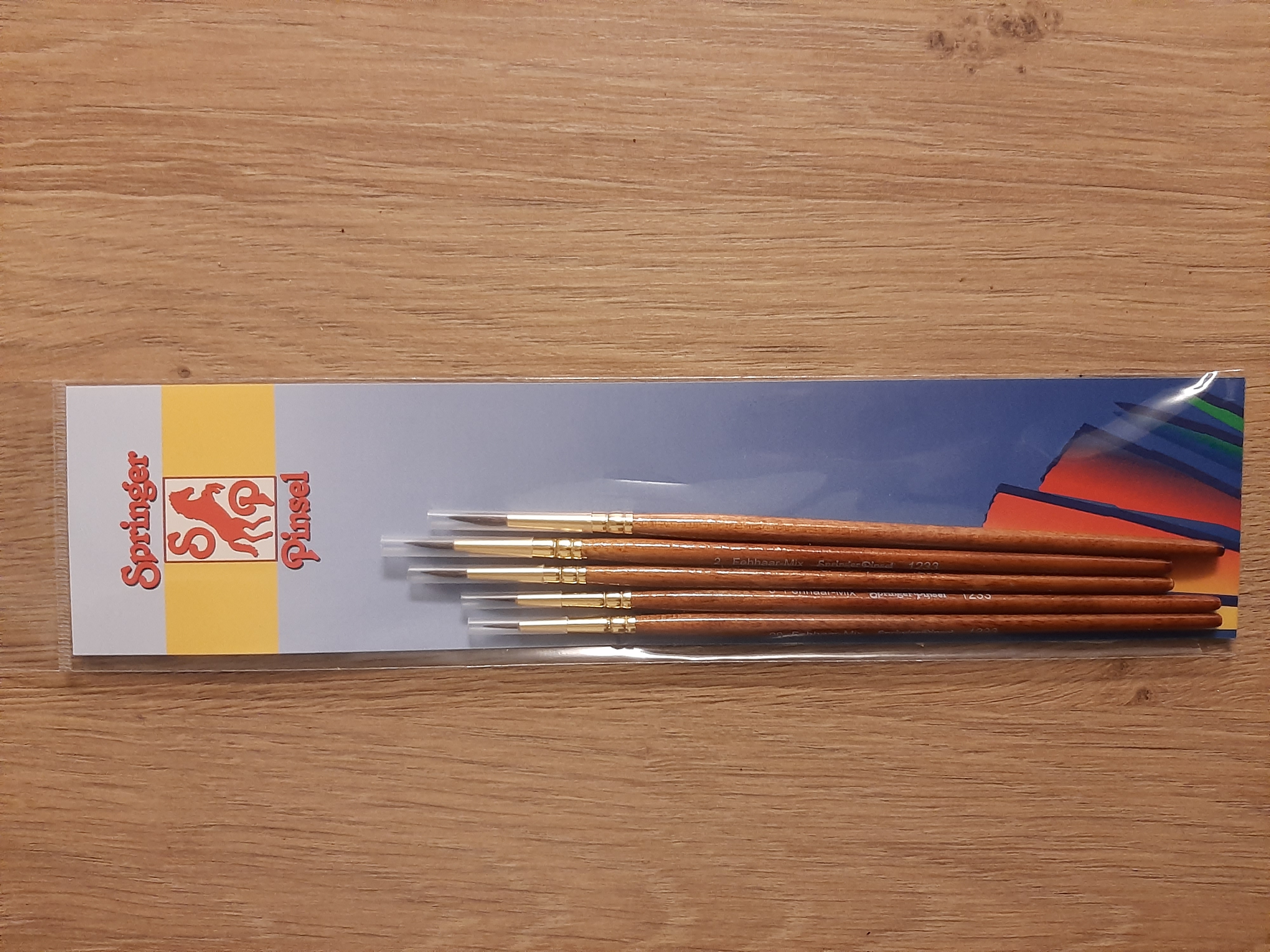 Brush set 5 pcs. synthetic round 00,0,1,2,3