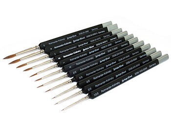 Rotmarder-Kolinsky 5/0 -  triangular handle,price p/p,sold in 10pack