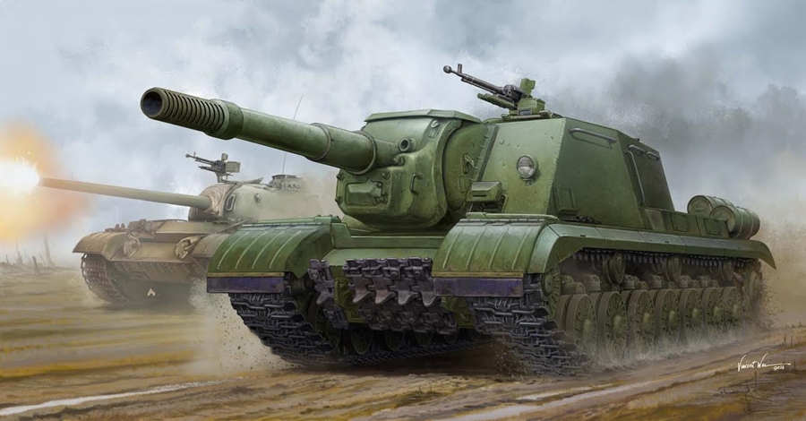 1/35 Soviet Jsu-152K Armored Self-Propelled Gun