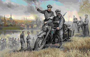 1/35 Ger. single Motorcycle R12