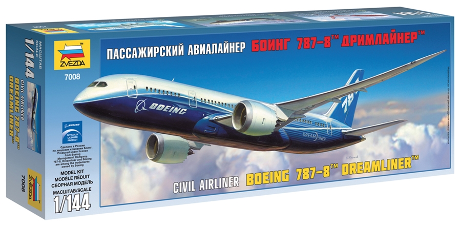 1/144 Boeing 787 Dreamliner - incl. Stand