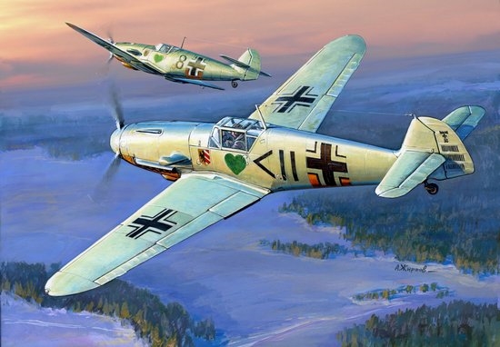 1/72 Messerschmitt Bf -109 F2 - NO GLUE