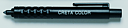 Stifthållare Cretacolor Helt i svartplast med clip