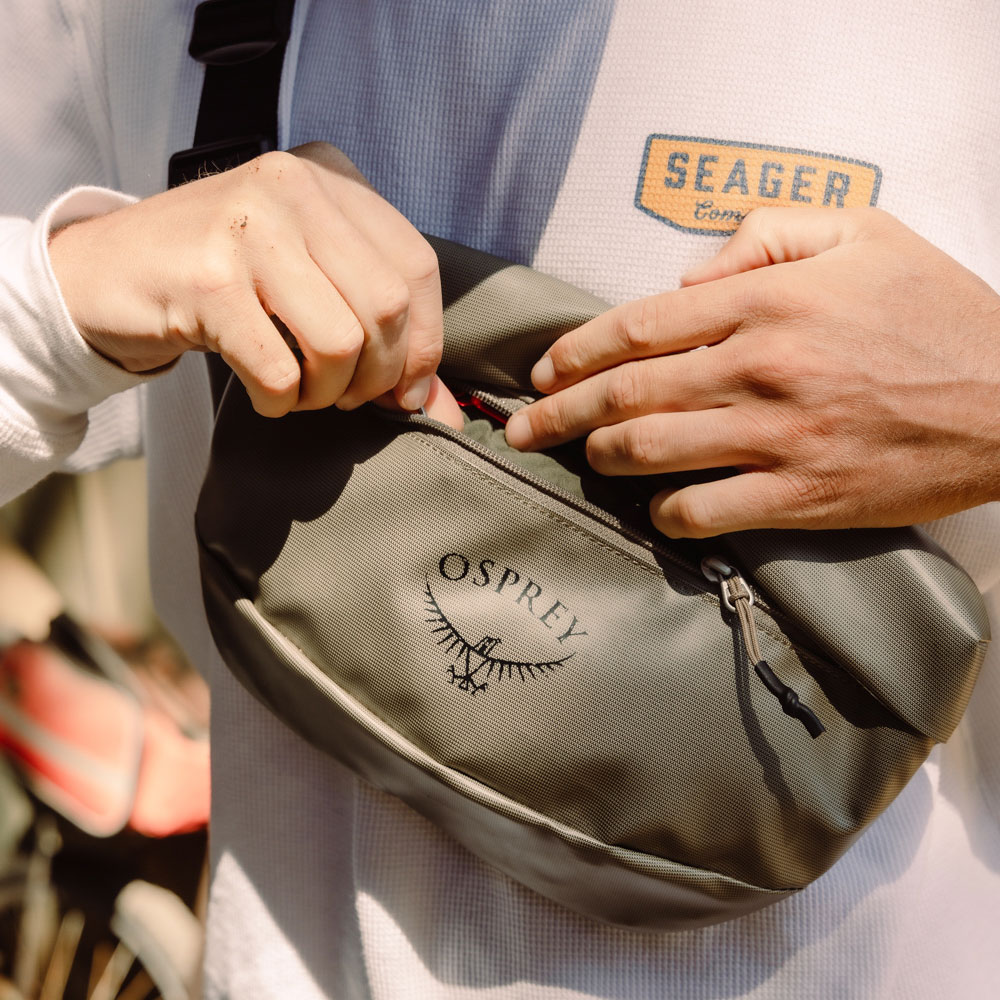 Höft-/midjeväska - OSPREY Transporter Waist&nbsp;Pack Tan Concrete - 5