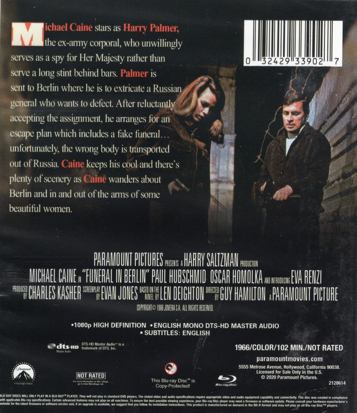 Funeral In Berlin (ej svensk text) (Blu-ray) - 2