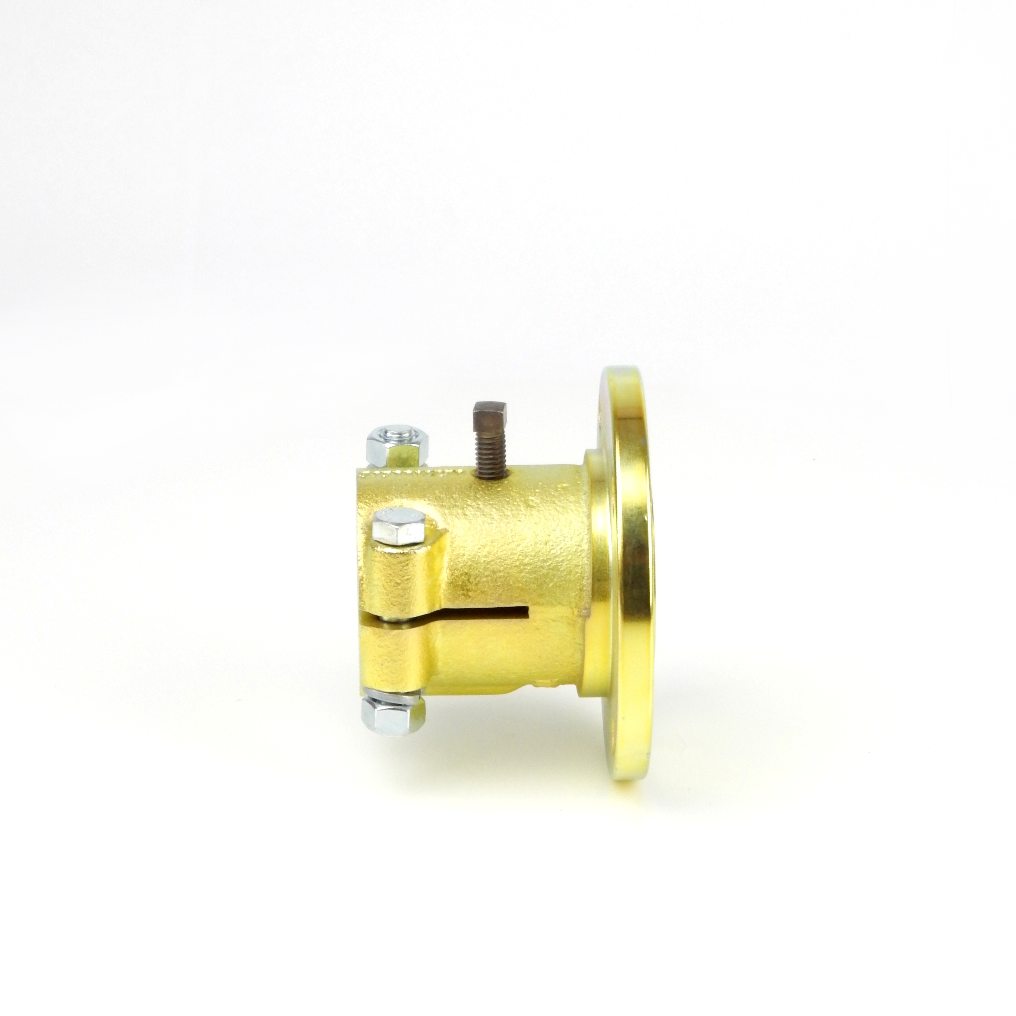 Klämkoppling för 5" fläns och 1-1/4" axel
