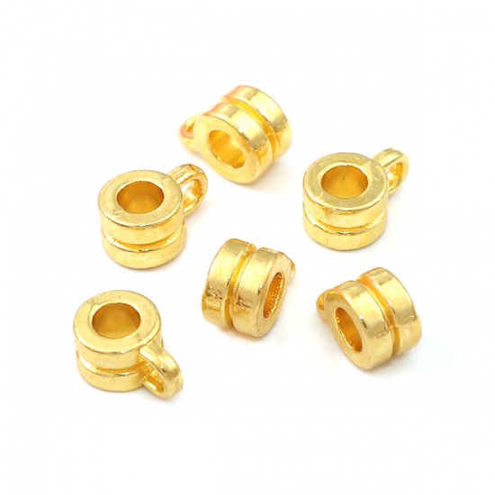 Connector / bail   Gold stripe