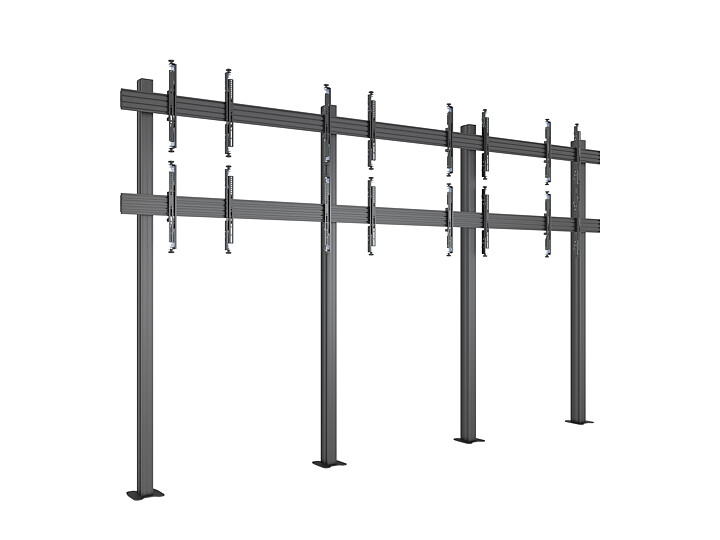 M Pro Series Floormount Column 4x2 MBFM4x2U 270 Micro Adjustable