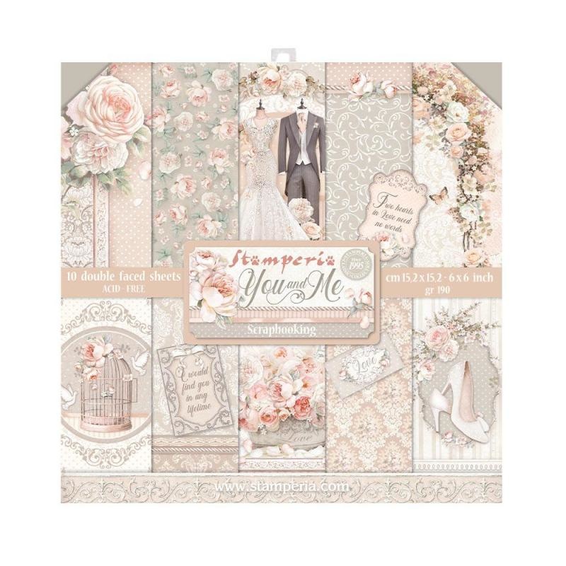 Stamperia Paper Pad 6x6 - You and Me