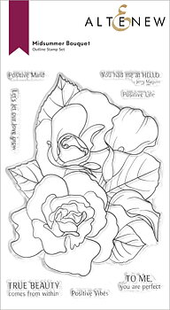 ALTENEW -Midsummer Bouquet Stamp Set