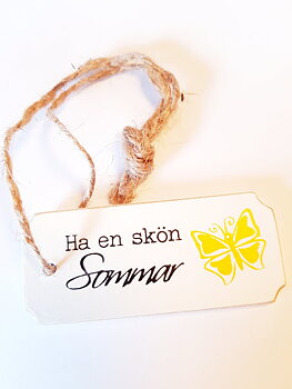 Presentlapp SOMMAR Gul