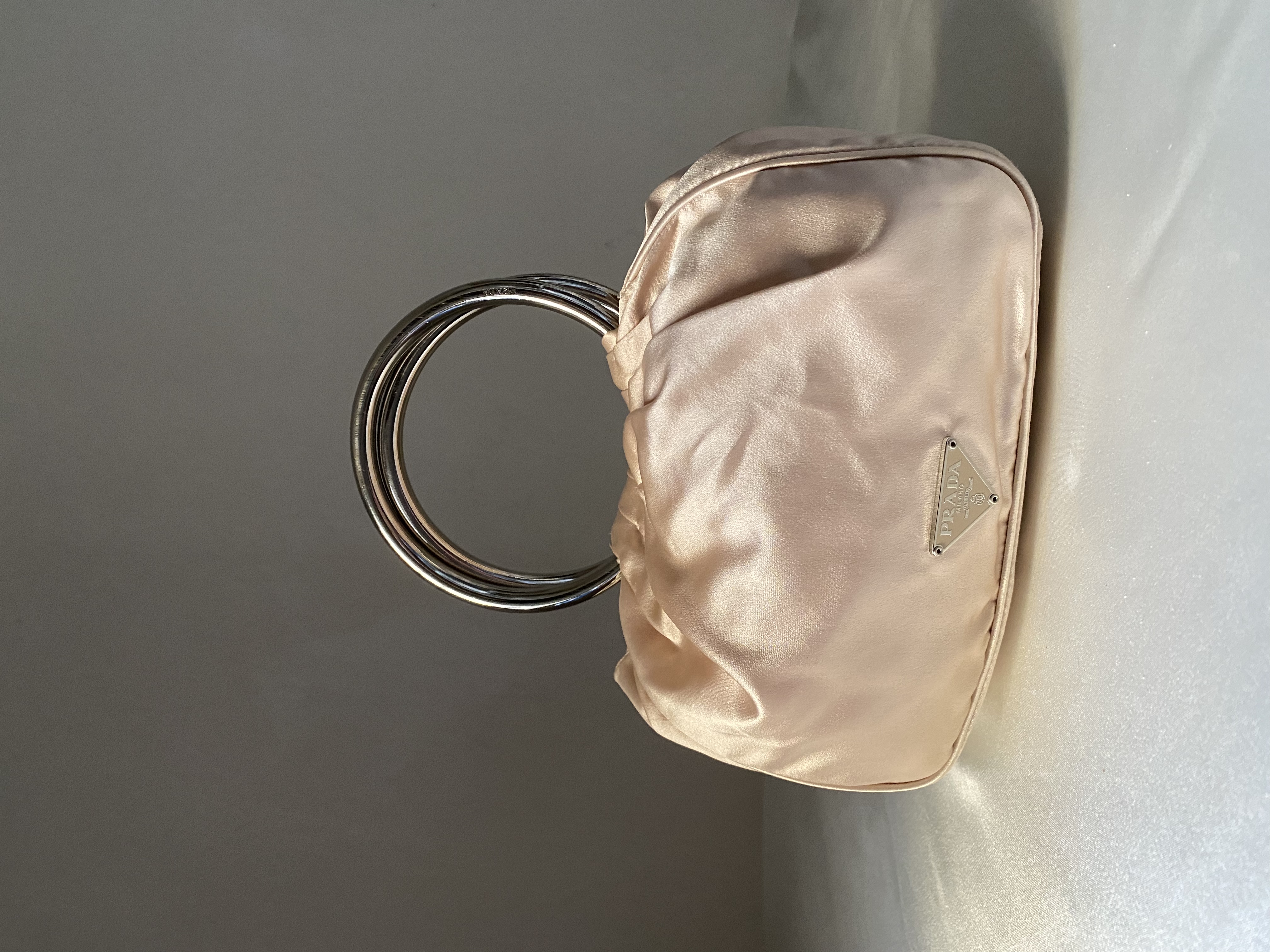 PRADA tote bag with metal handles - Vintage by Ebba AB