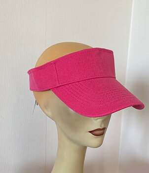 Solskärm, cerise justerbar baktill 