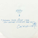 Carl-Anton Axelsson (1970s) Oval Wall Plaque 3 with Swedish Archipelago Motif 21 cm