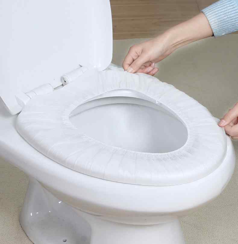 Hygienic Toilet Seat Covers - White 10-pack - 5