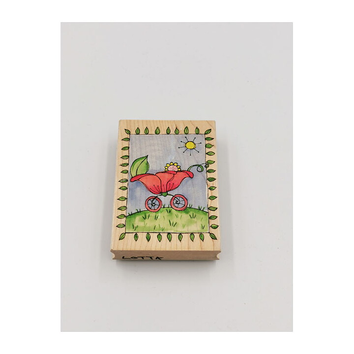 Hero Arts Rubber Stamps Second Hand - Flowerbud Buggy