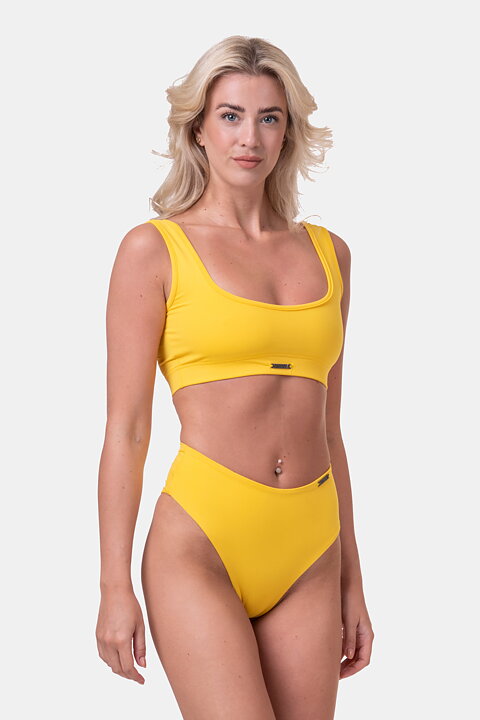 Miami Sporty Bikini Top, yellow