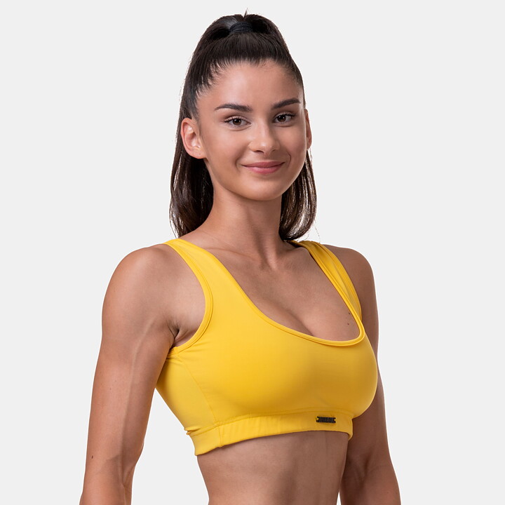 Miami Sporty Bikini Top, yellow