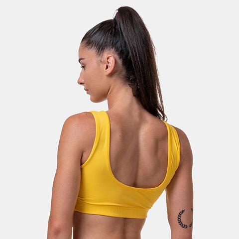 Miami Sporty Bikini Top, yellow